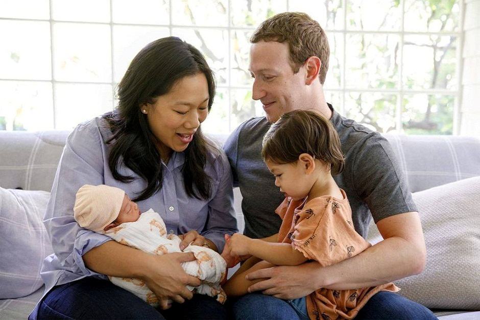 Facebook’s Marc Zuckerberg announces birth of second daughter, August.